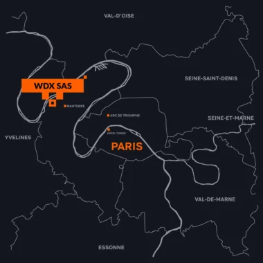 Nous vous invitons à contacter le bureau commercial et de conception WDX SAS à Nanterre.